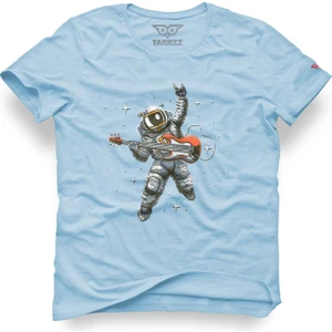 Gitarlı Astronot Tasarım Tişört