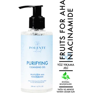 Polente Natural - Purifying Cleansing Gel Arındırıcı Yüz Yıkama Jeli Yağlı ve Akneye Yatkın Ciltler (200 ml)