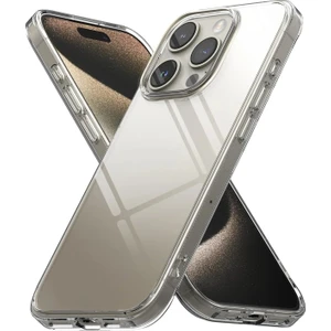Deppo Trend iPhone 15 Pro Max Uyumlu Kılıf Kamera Çıkıntlı Korumalı Darbe Önleyici Şeffaf Esnek Renksiz Transparan Koruyucu Silikon Kapak