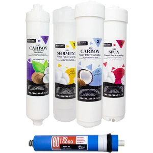 Tüm Kapalı Kasa Su Arıtma Cihazları ile Uyumlu 5'li 12" Su Arıtma Cihazı Filtre Seti