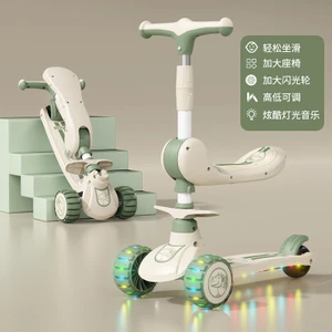 1-3-6-12 Yaş Arası Çocuklar Için Scooter, Kız ve Erkek Çocuklar Için Scooter, Bebek Kaykay, Pedallara Basabilen Üçü Bir Arada Scooter (Yurt Dışından)