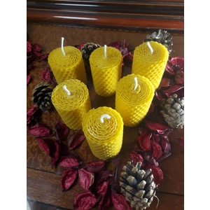 Balve Mum Gece Mumları 6 Li 7CMX6CM Sarma Balmumu