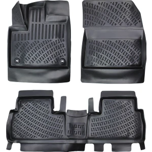 Toyota Proace City 2019 Sonrası | Flame/x-Pack 3D Araca Özel Havuzlu Paspas Bmy