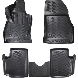 Fiat 500 L 2007 Sonrası 3D Araca Özel Havuzlu Paspas Bmy