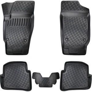 Volkswagen Polo 6r 2009-2017 3D Araca Özel Havuzlu Paspas Bmy