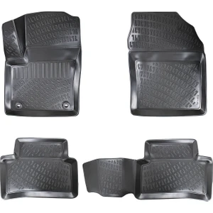 Toyota C-HR 2016 -2020  3D Havuzlu Paspas Siyah