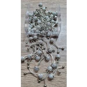 Melodi Scarf Taşlı Eşarp Şal Klipsi 6 Adet Gümüş