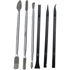 Evrensel 6in1 Bilgisayar Telefon Onarım Aletleri Seti Sökme Bıçakları Gözetleme Açma Aracı Plastik ve Metal Sökme Levye Kiti Telefon Spatula El Alet Takımı