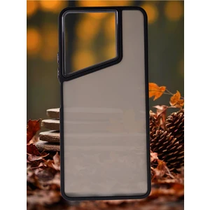 Tecno Pova 5 Kılıf Metal Çerçeve Hassas Butonlu Renkli Buzlu Şeffaf Transparan Kapak