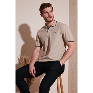 % 100 Pamuk Düğmeli Slim Fit Polo Yaka T Shirt Erkek Polo Yaka T Shirt 5902118