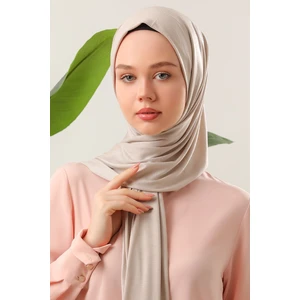 Melodi Scarf Tesettür Penye Şal Krem