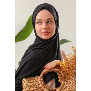 Melodi Scarf Tesettür Penye Şal Siyah
