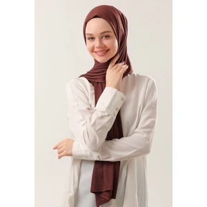 Melodi Scarf Tesettür Penye Şal Acı Kahve