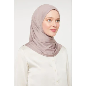 Melodi Scarf Kadın Tesettür Pratik Hijab Şal Vizon