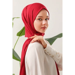 Melodi Scarf Tesettür Penye Şal Bordo