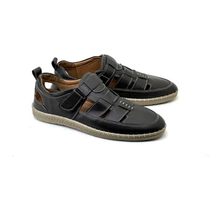 Deri Erkek Sandalet Yumuşak Comfort, Battal Boy 1253