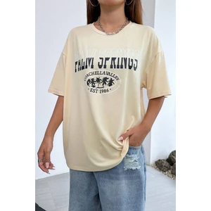 Only Trendwear  Sırt Baskılı Tasarım Tshirt