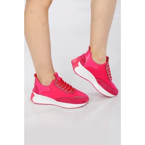 Hafif ve Rahat Tabanlı, Günlük Şık ve Spor Kadın Slip-On Ayakkabı Taş Detaylı FV428FV
