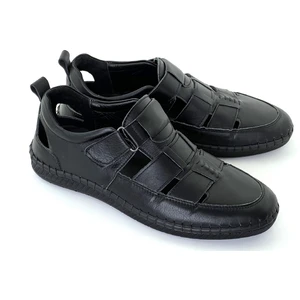 Deri Erkek Sandalet Yumuşak Comfort, Battal Boy 1253