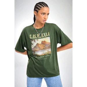 Only Trendwear  Sırt Baskılı Tasarım Tshirt