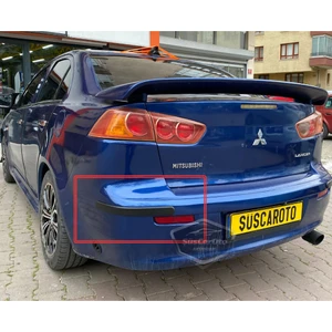 ŞüsCarOto Aksesuar 5d Esnek Tampon Koruma Bandı Tampon Koruyucu Şerit Yumuşak Bant 2 Adet Siyah