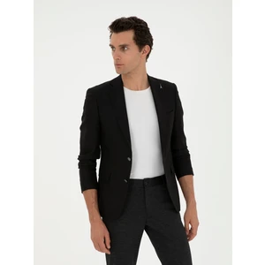 Erkek Siyah Slim Fit Blazer Ceket 50293944-VR046