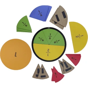 Magnet Ahşap Kesir Takımı 28CM