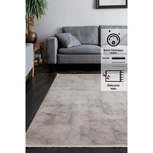 Konfor Parla 5784 Kadife İplikli Salon Mutfak Oturma Odası Halısı Modern Dokuma Halı100x200