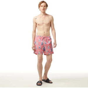 Erkek Pembe Standart Fit Deniz Şortu T45323T.60C