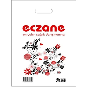 Eczane Poşeti El Geçme 30X40 cm Büyük Boy Bio Poşet 1 Kg'lık