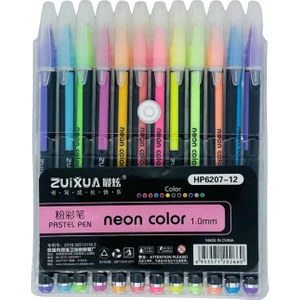 Pastel Jel Mürekkepli Kalem 1 0 mm 12 Renk