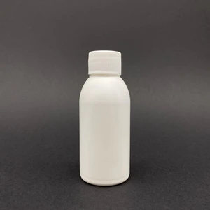 100 cc Beyaz Pe Sert Şişe Beyaz Kapaklı 100 ml Kapaklı Plastik Şişe x 10 Adet