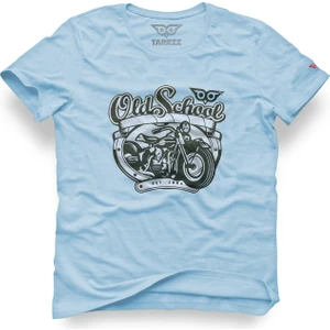 Old School Motorcu Tasarım Tişört