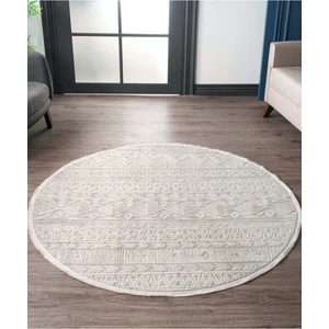 Konfor Leo 2970 Modern Dokuma Yuvarlak Halı100x100 (Yuvarlak)