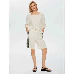 Faik Sönmez Resort Yanları Baskılı Müslin Şort 68809