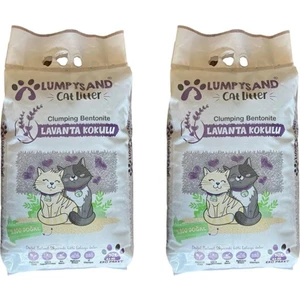 Grey White Lavanta Kokulu Ince Kedi Kumu 10 Lt x 2 Adet