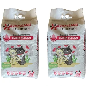 Grey White Pudra Kokulu Kedi Kumu 10 Lt x 2 Adet