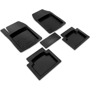 Ekstra Havuzlu Universal (Tüm Modeller) 3D Kauçuk Paspas Siyah
