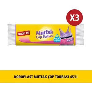 Mutfak Çöp Torbası 15'li x 3 Adet