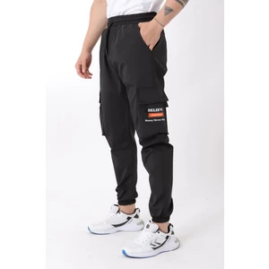 Stil Kombin Paraşüt Kumaş Baskılı Paça Lastikli Kargo/jogger Alt Pldp 02_0347