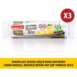 Koku Hapseden Limon Büzgülü Büyük  Çöp 10LUX3 Ad