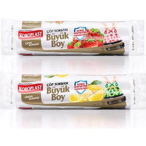 Koku Haps Çilek Büzg Büyük 10LU+LIMON Büzg BÜYÜK10