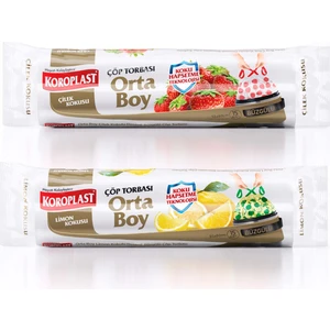 Koku Haps. Çilek Büzg Orta  Çöp 15LI+LIMON Çöp 15L
