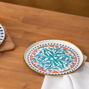Hasbahçe Emaye Pasta Tabağı 21 cm