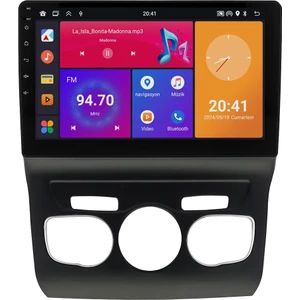 Citroen C4 (2011-2019) Android 14 Multimedya Carplay 10 Inch 2 GB Ram / 32 GB Hafıza CRV-4071XP