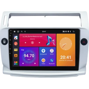 Citroen C4 (2005-2011) Android 14 Multimedya - 2 GB Ram - 32 GB Hafıza - Carplay CRV4072XP