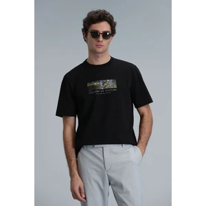 Erkek Bıanca Modern Grafik T-Shirt 111020193 Siyah