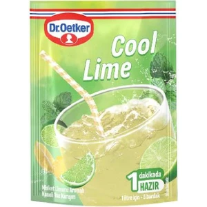Dr. Oetker Dr.oetker Cool Lime Toz Içecek 90 gr 6 Adet