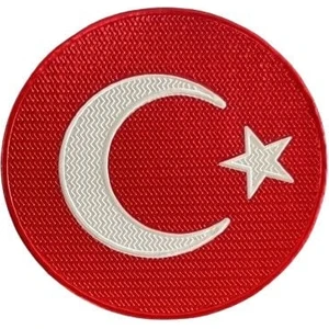 KURAL18 3 Boyutlu Tpu Türk Bayrağı Arması
