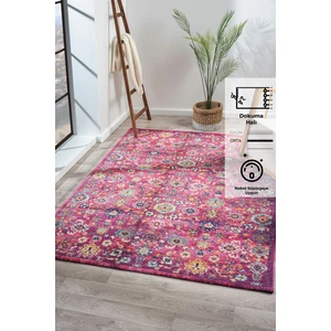 Konfor Vintage 7653 Pembe Eskitme Dokuma Halı100x200